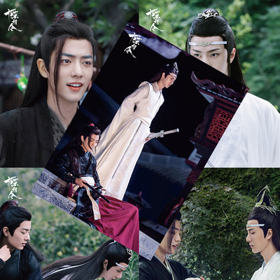 CQL高清铜版纸明星海报套装8张