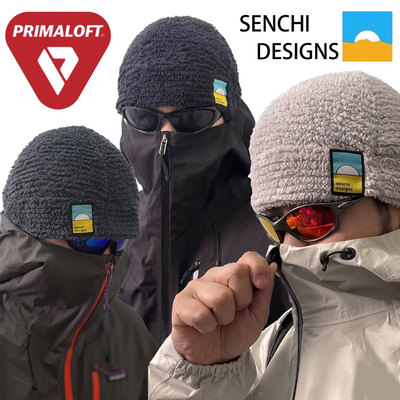 Senchi p棉抓绒PRIMALOFT Evolve护耳帽子吸湿排汗防寒保暖冷帽