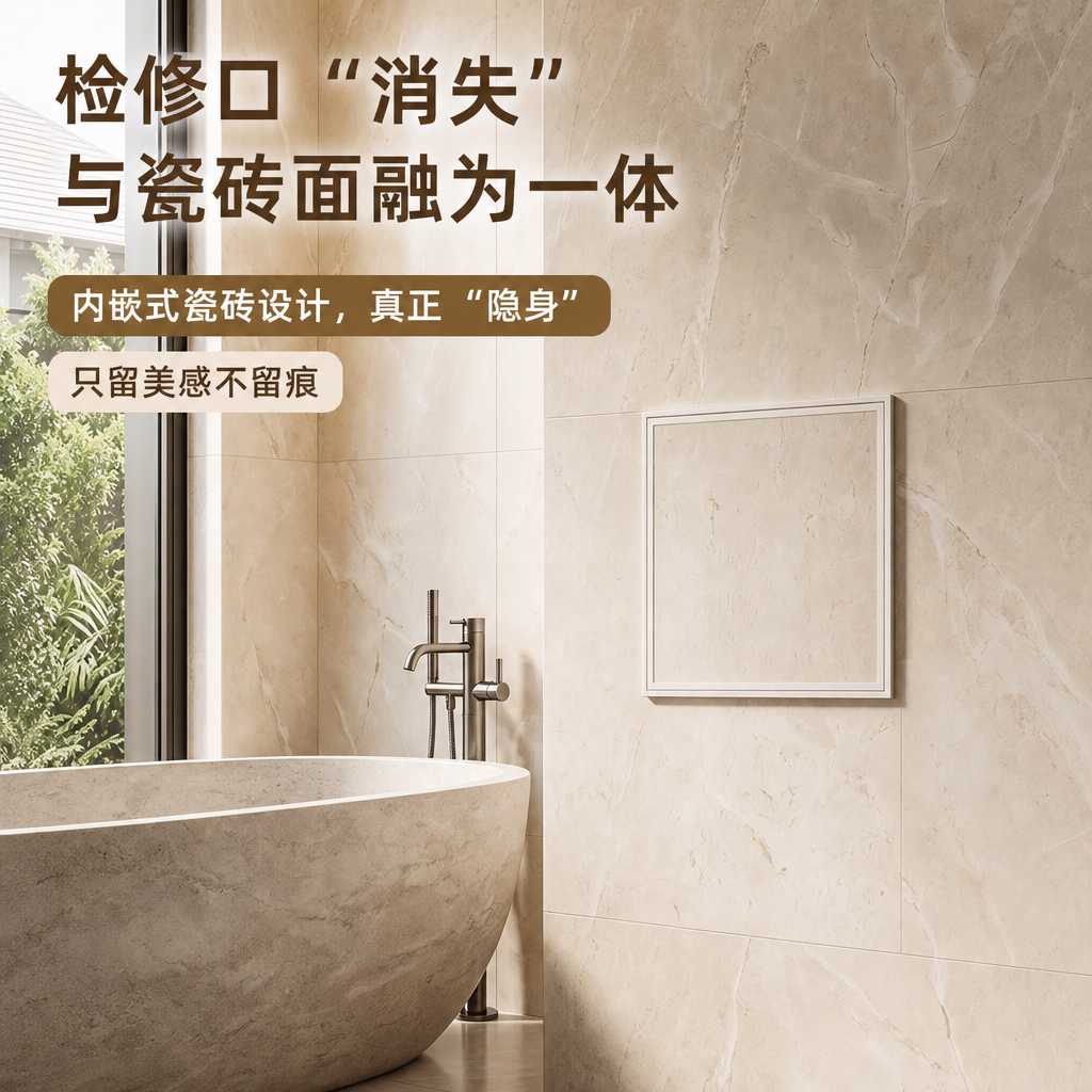 隐藏式铝合金墙面盖子200x200隐形瓷砖检修口孔检查口门装饰盖板