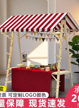 集市摊位展示架市集夜市摆摊架子花车促销展示台地摊车移动可折叠