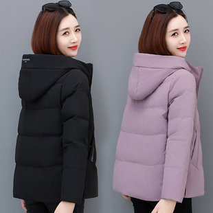 羽绒服女冬季2023新款爆款时尚洋气冬天保暖连帽加厚女士短款外套