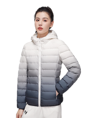 短款羽绒服女保暖白鸭绒冬装外套