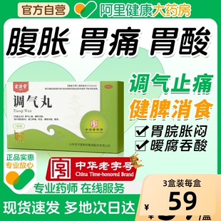 宏济堂调气丸健胃消食调气止痛山楂茯苓胃痛胃胀腹胀呃逆官方正品