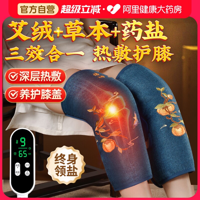 海盐热敷包膝盖粗盐电加热艾草中医理疗袋子家用电热护膝关节盐袋