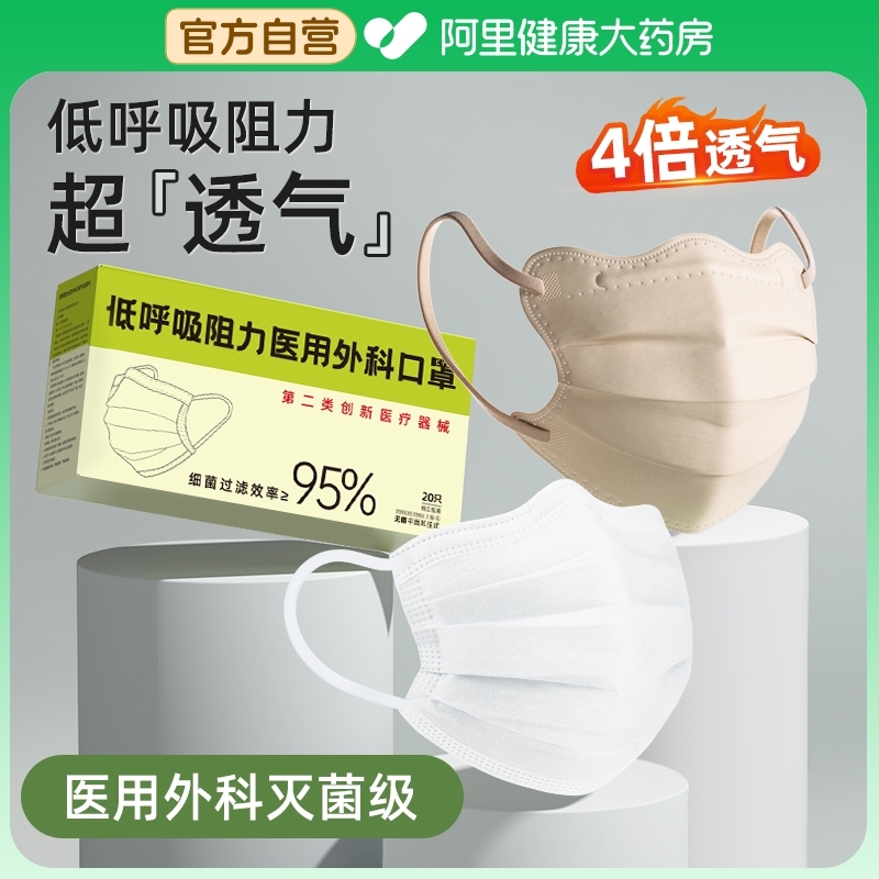 低阻高颜值医用外科口罩秋冬新款