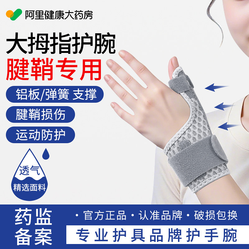 医用级腱鞘炎大拇指保护套可调节固定器手腕护腕护具手指关节扭伤图片