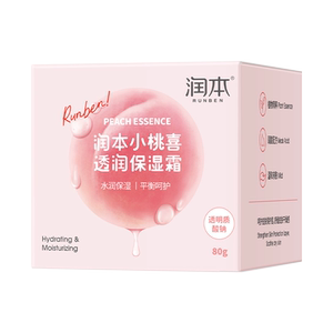 润本小桃喜透润面霜宝宝润肤乳儿童保湿乳滋润春夏补水护肤品80g