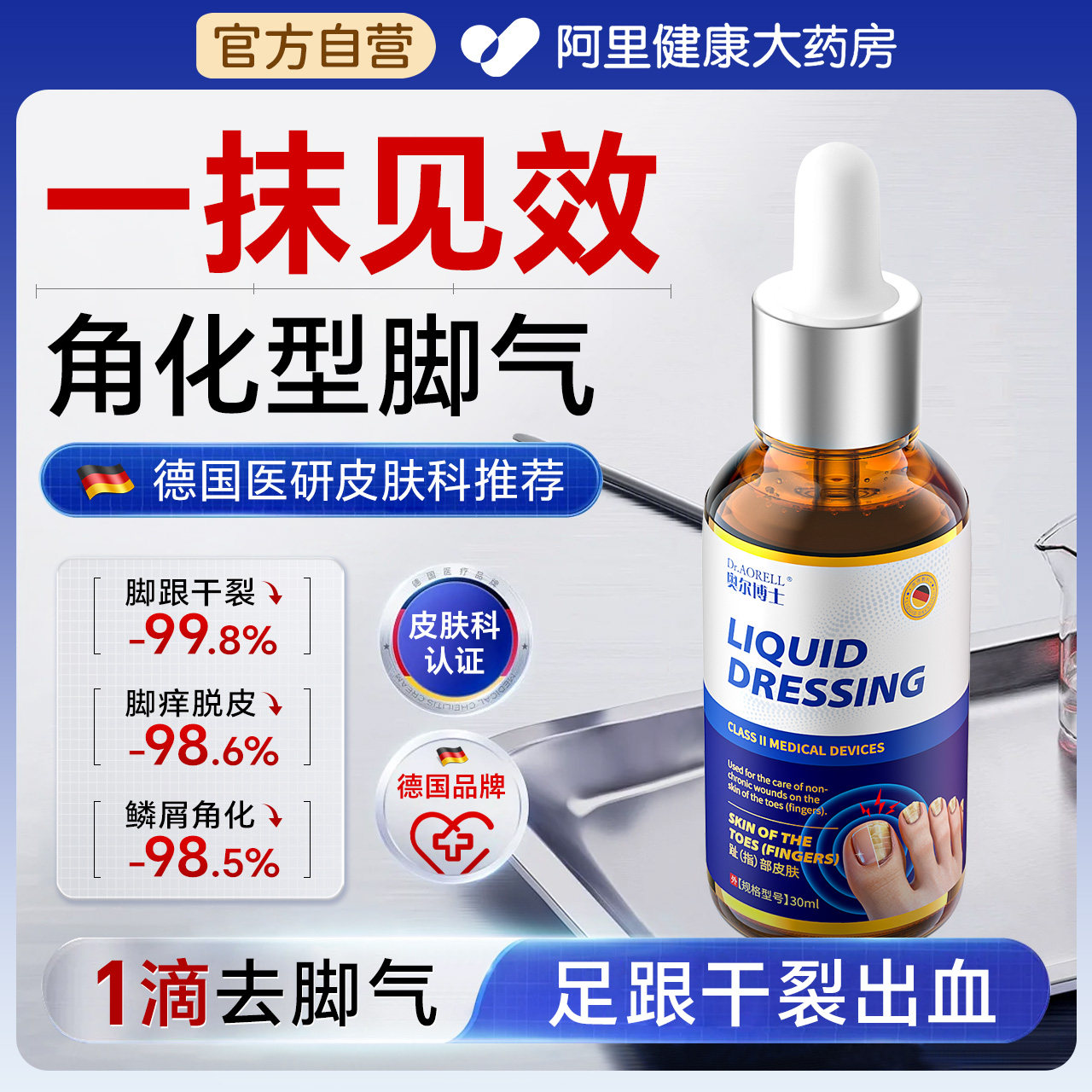 央MA力荐医用角化脚气滴剂第I