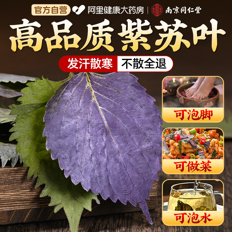 【买1发2】大片紫苏叶干净不熏硫