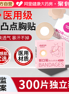 医用防凸点胸贴夏透气薄款无纺布一次性女男儿童隐形无菌敷乳头贴