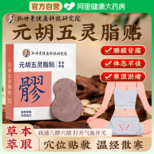 元胡五灵脂贴八髎贴草本艾灸穴位贴姨妈女性暖宫散湿寒排淤堵正品