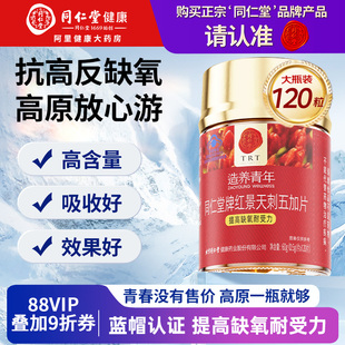 同仁堂红景天抗高原反应缺氧防辐射防高反提高耐受官方旗舰店正品