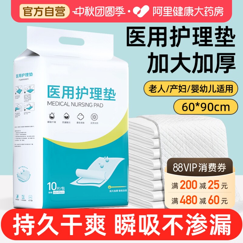 医用护理垫一次性60x90成人老年人专用隔尿垫床垫产妇产褥垫图片