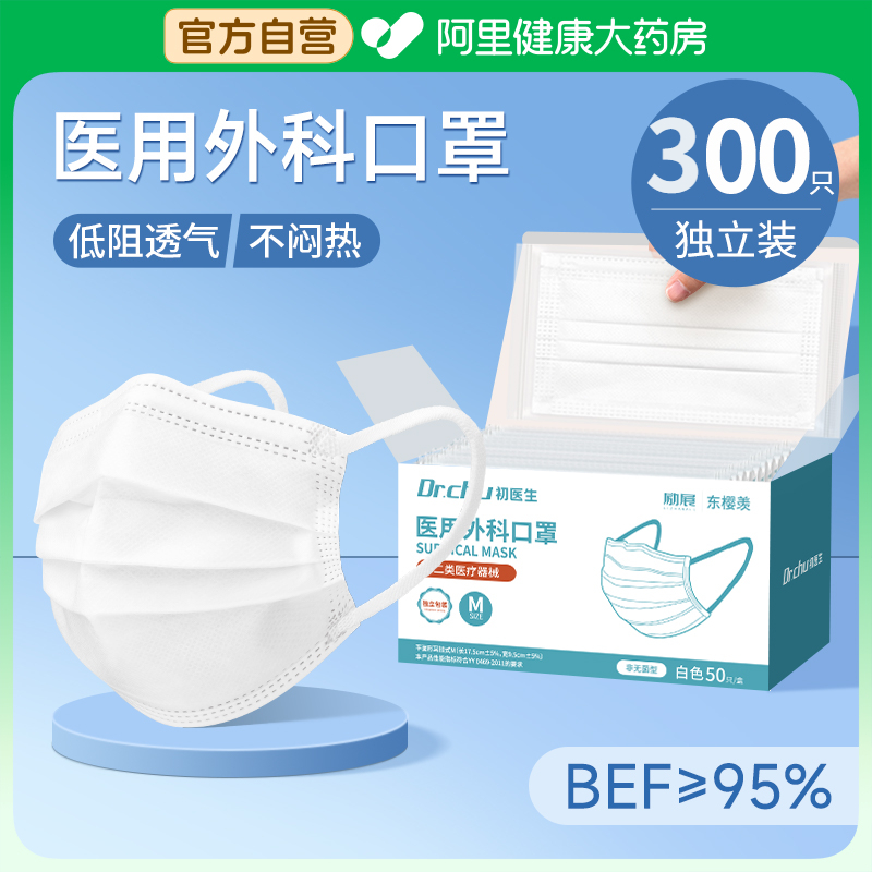 口罩外科医用成人低阻力透气不闷