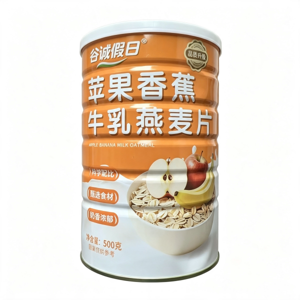 谷诚假日苹果香蕉牛乳燕麦片500克图片