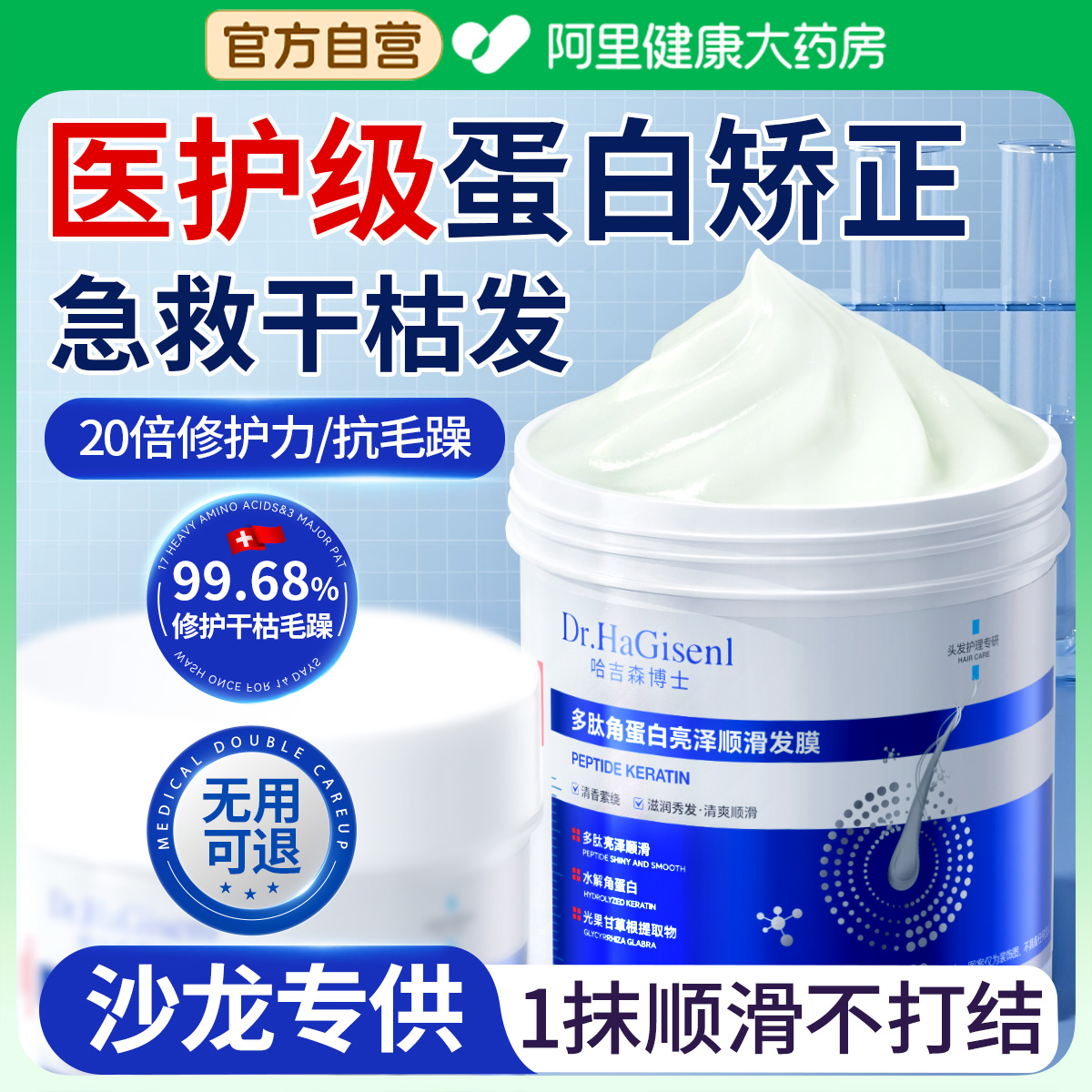 瑞士医学专研丨蛋白矫正护发