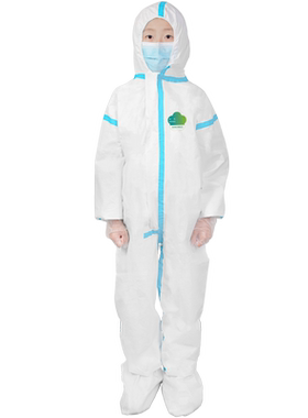 一次性医用儿童防护服带帽连体