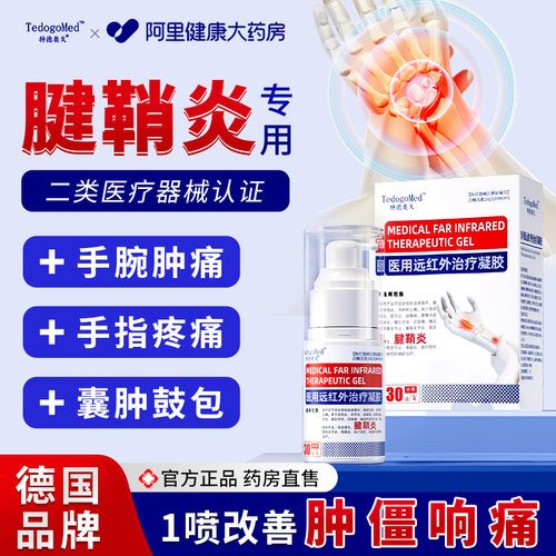 医用腱鞘炎护腕手腕手指关节止疼痛特效非药远红外治疗凝胶喷雾膏
