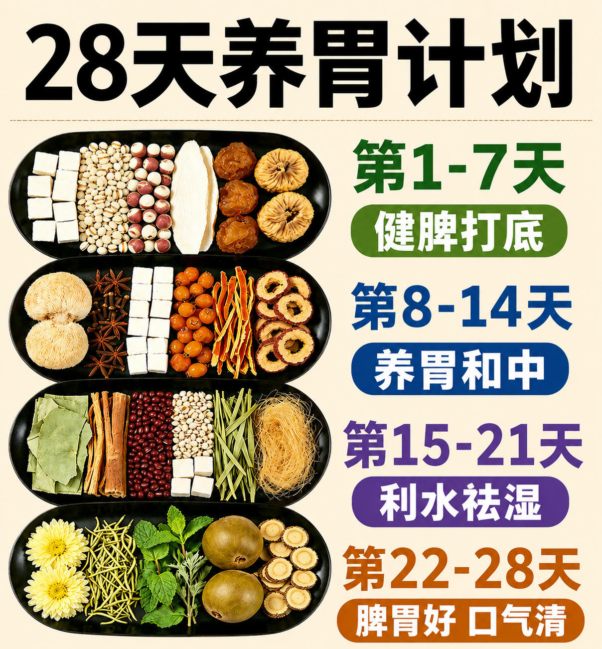 养胃茶健脾祛湿猴头菇丁香调理肠去口胃气重干苦去臭体内湿气重茶