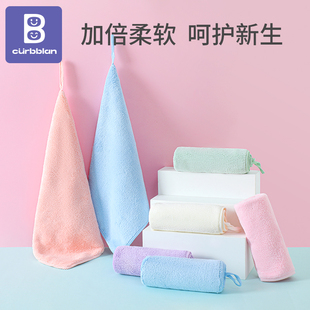 婴儿毛巾宝宝洗脸小方巾新生儿口水巾比纯棉柔软儿童幼儿园手帕