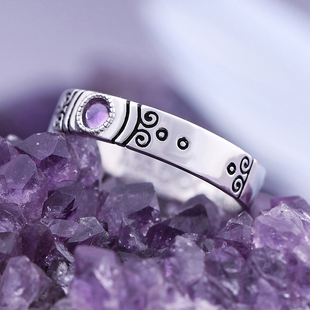 晓美焰戒指魔法少女小圆灵魂宝石晓美炎恶魔焰圆神指环周边银饰品