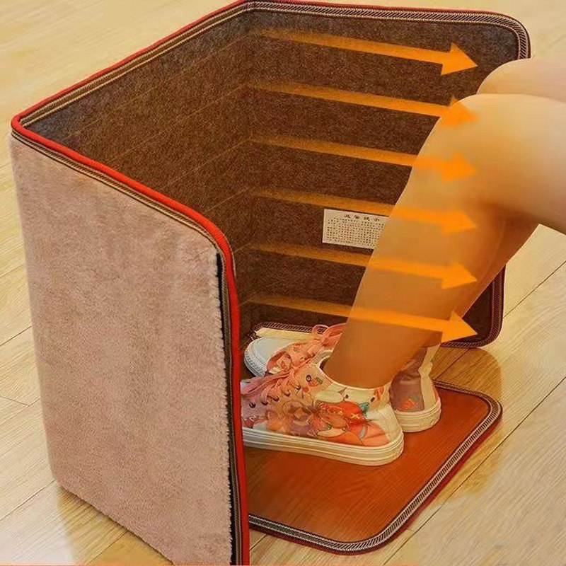 腿部加热围挡暖腿烤腿取暖桌下办公室冬天电热加热保暖暖脚神器