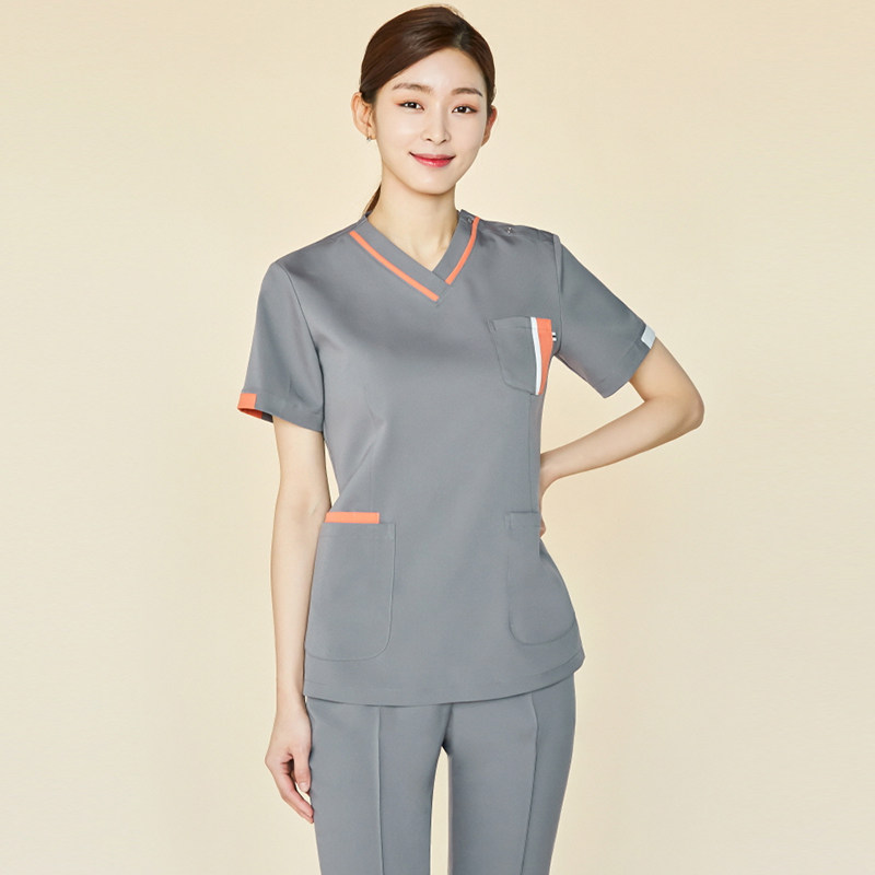 韩式医疗美容技师护士服分体套装口腔门诊宠物医院护理师工作服女