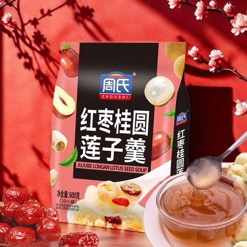 周氏红枣桂圆莲子羹600g