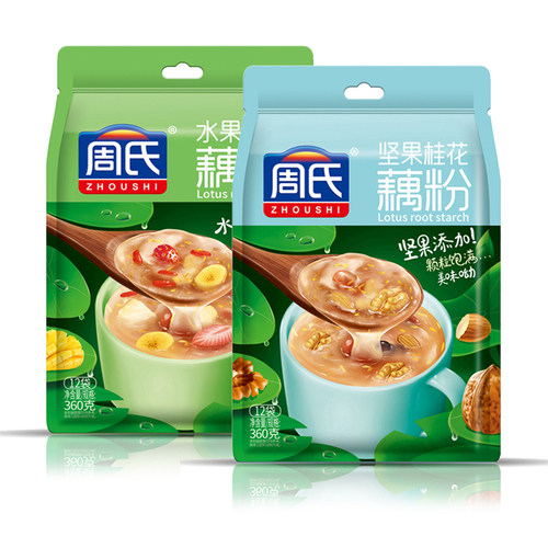 周氏枸杞水果坚果桂花藕粉360g