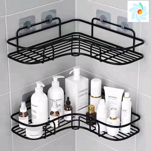 Kitchen Shelf Bathroom Accessories Punch Free Corner Rack