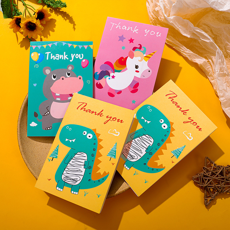 Animal Greeting Card Thank You Gratitude Card Birthday Cards