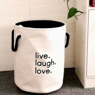 Large plastic bathroom laundry basket toy laundry basket