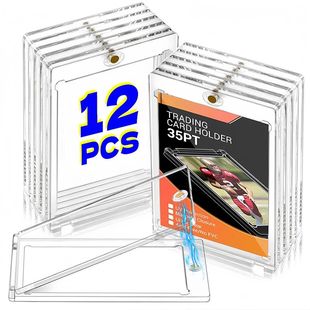 Holder Toploader Photo 35PT Sports Card Protector Magnetic