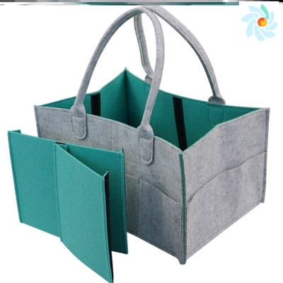 Felt a diaper bag to receive bag from m to child mummy毛毡包