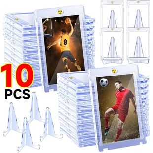 Holder 35PT Cards Magnetic Prote Set Card Case Clear Support