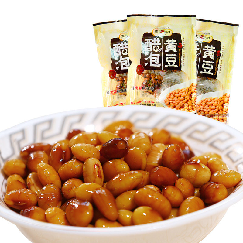 东湖醋园醋泡黄豆120g*3即食醋泡黄豆特产包邮酸甜口感