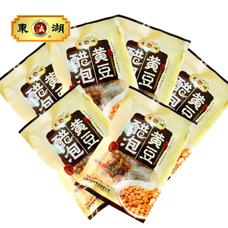 东湖醋园醋泡黄豆120g*6即食八年醋泡制山西特产