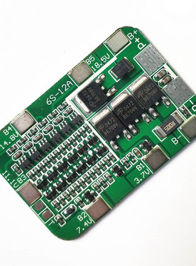 6串22V24V电动工具 太阳能 照明 18650专用 锂电池保护板 BMS