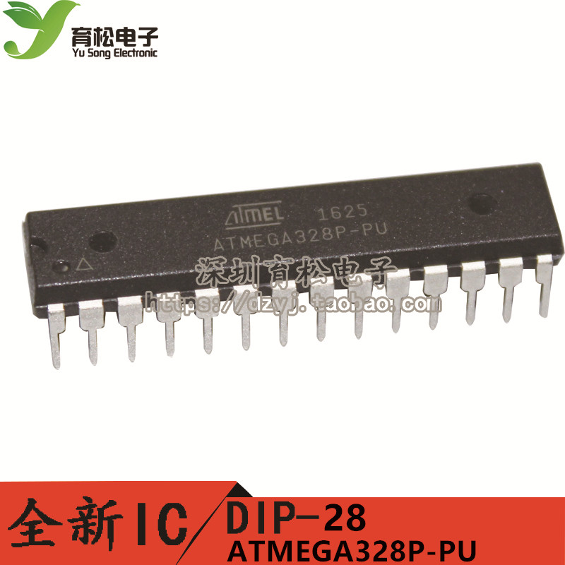 ATMEGA328P-PU 328P-PU PDIP-28 微控制器 8位 AVR 32K闪存