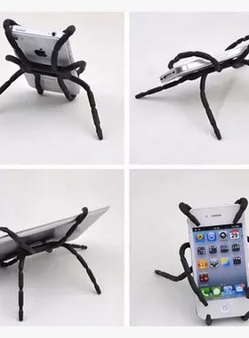 多功能创意百变蜘蛛懒人手机支架 车载多用小号八爪鱼电影手机座
