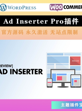 Ad Inserter Pro 汉化中文版 自定义广告管理WordPress插件