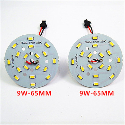 LED5730改造灯板带线高亮65MM78MM9W12W18Wled天花灯筒灯光源灯片 家装灯饰光源 LED球泡灯 原图主图