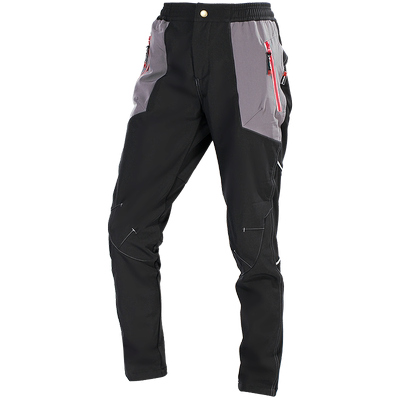 秋冬自行车骑行休闲裤抓绒保暖裤