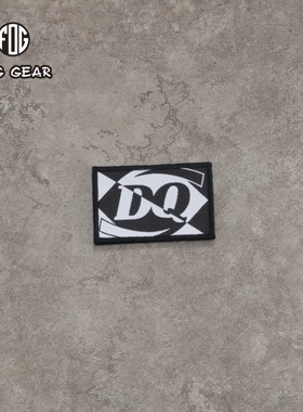 【ShooterReady】K-054 DQ章OR不合格/IPSC/IDPA/USPSA魔术贴章