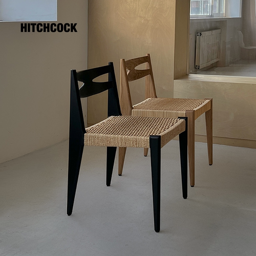 HITCHCOCK白橡藤编简约原木椅