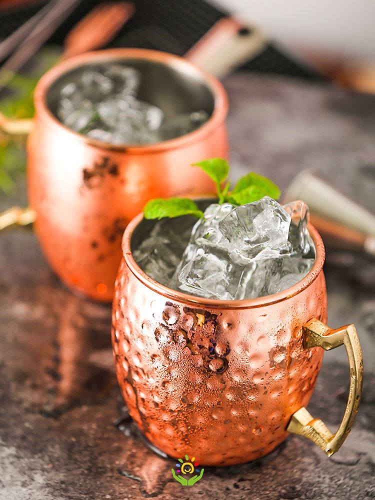 金色调酒师莫斯科骡子锤点铜杯咖啡酒杯酒具玫瑰金伏特加金属杯|ruв категории посуда, до дна/бокал/вино, бокал - от Buy2taobao.com для оказания профессиональной услуги покупки агента Taobao