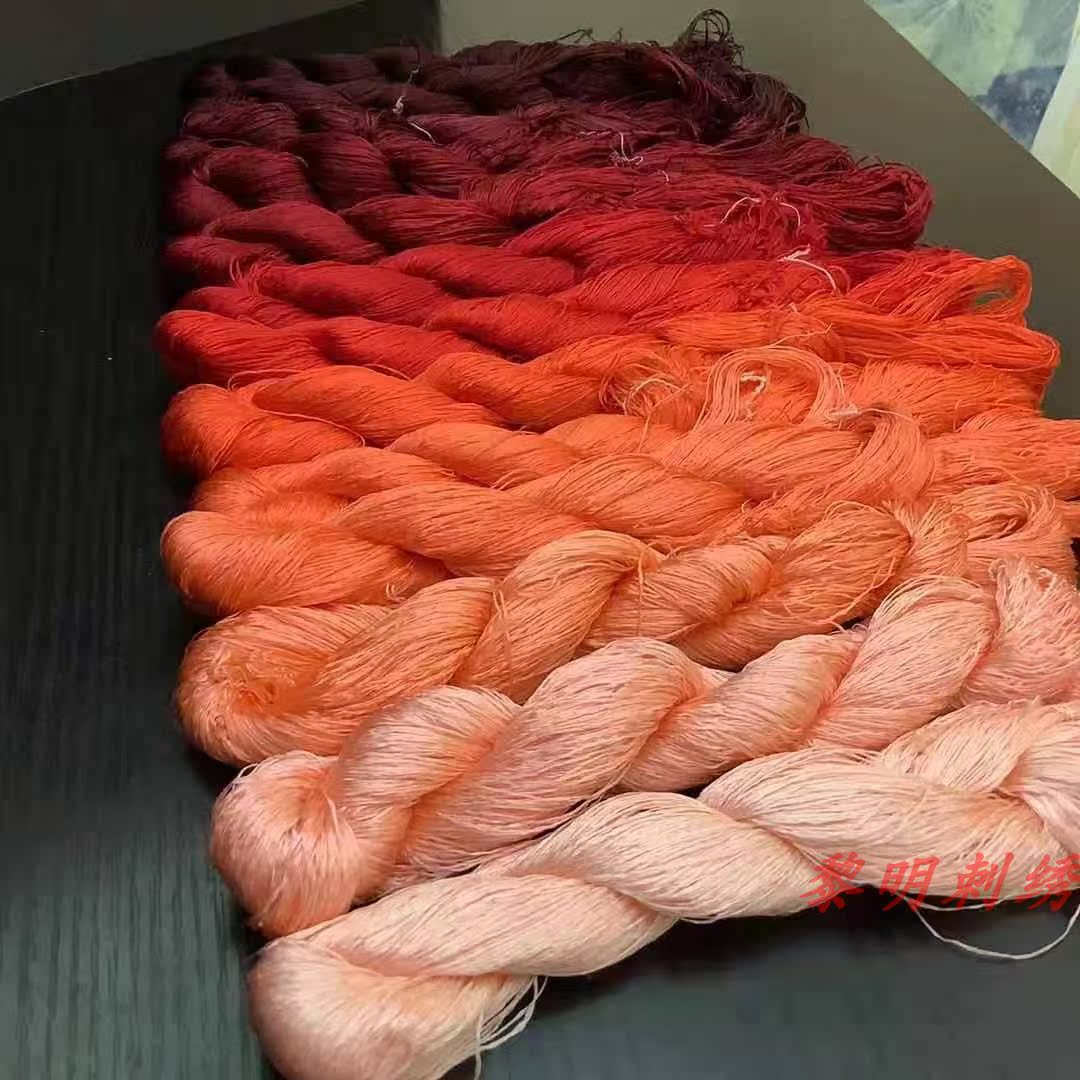 黎明3号刺绣缠花厂家直销蚕丝线