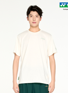 YONEX尤尼克斯16873CR 25FW自然环保系列男款羽毛球服透气运动T恤