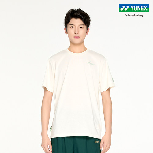 YONEX尤尼克斯16873CR 25FW自然环保系列男款羽毛球服透气运动T恤