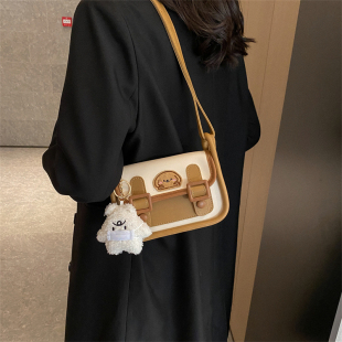 泰国剑桥包包女2026新款 小众单肩腋下包撞色百搭淑女风斜挎包 时尚